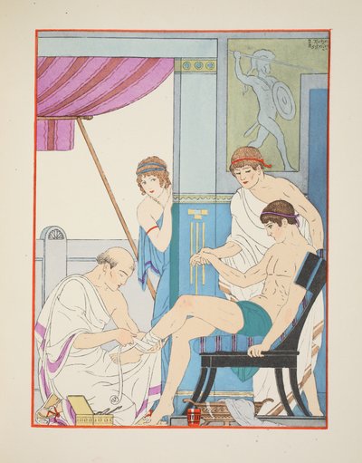 Soldato ferito, illustrazione da 