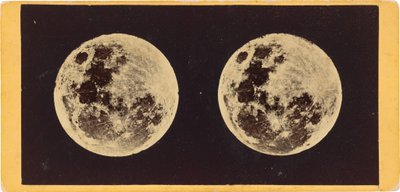 "La luna", 1860 (foto) da Joseph L. Bates