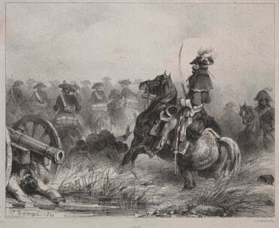 Scena di cavalleria da Joseph Louis Hippolyte Bellange
