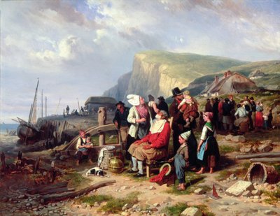 Ritorno a casa, 1846 da Joseph Louis Hippolyte Bellange