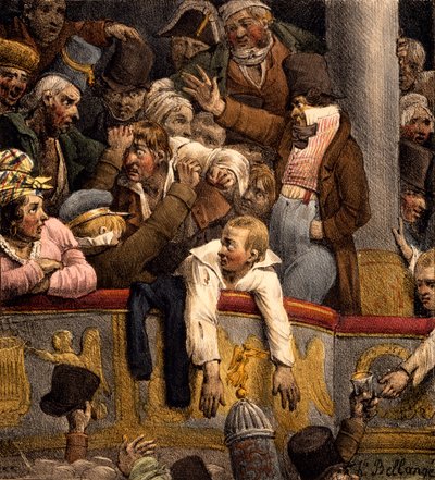 Spettacolo Gratis, Avant Scene da Joseph Louis Hippolyte Bellange