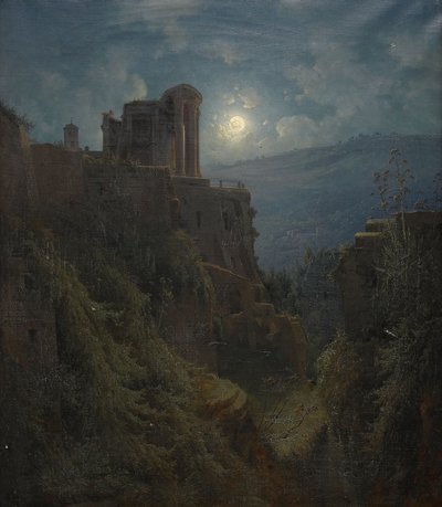 Svedese: rovine italiane al chiaro di luna da Joseph Magnus Stäck