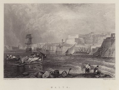 Malta da Joseph Mallord William (after) Turner