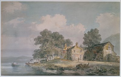 Una Fattoria vicino a un Lago nel Distretto dei Laghi da Joseph Mallord William Turner