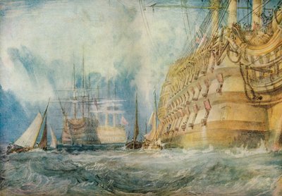 Una nave di prima classe che carica provviste, 1818 da Joseph Mallord William Turner