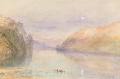Un lago svizzero da Joseph Mallord William Turner