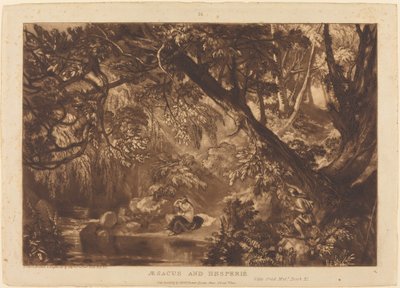Esaco e Esperie da Joseph Mallord William Turner