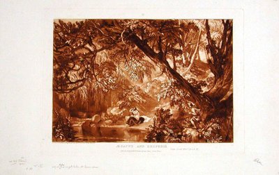 Aesacus und Hesperie da Joseph Mallord William Turner