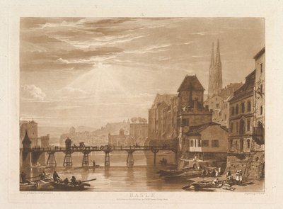 Basle Liber Studiorum, parte I, tavola 5, 11 giugno 1807 da Joseph Mallord William Turner