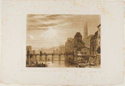 Basilea, tavola 5 da Liber Studiorum da Joseph Mallord William Turner