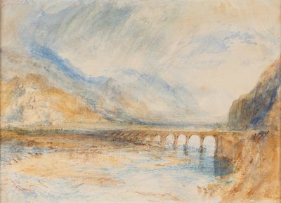 Bellinzona - Il Ponte sul Ticino da Joseph Mallord William Turner