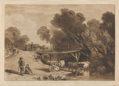 Ponte e mucche da Joseph Mallord William Turner