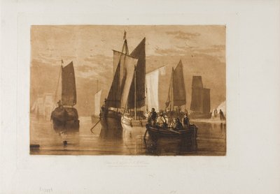 Calma, tavola 44 da Liber Studiorum da Joseph Mallord William Turner
