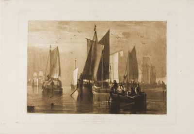 Calma, tavola 44 da Liber Studiorum da Joseph Mallord William Turner