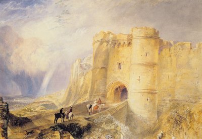 Castello di Carisbrook, Isola di Wight da Joseph Mallord William Turner