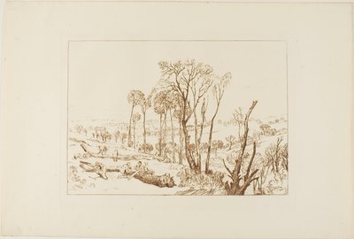 Crowhurst, tavola 76 dal Liber Studiorum da Joseph Mallord William Turner