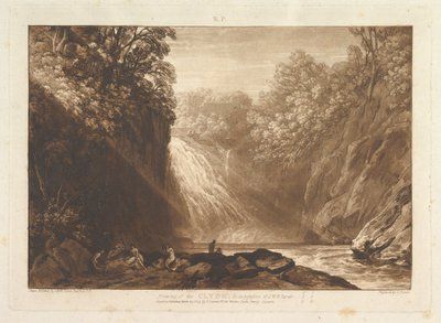 Disegno del Clyde Liber Studiorum, parte IV, tavola 18 da Joseph Mallord William Turner