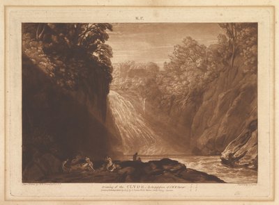 Disegno del Clyde, Liber Studiorum, parte IV, tavola 18, 29 marzo 1809 da Joseph Mallord William Turner