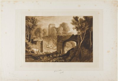 Porta Est, Winchelsea, tavola 67 da Liber Studiorum da Joseph Mallord William Turner