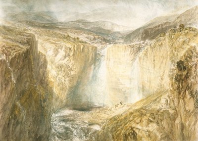 Cascata del Tees, Yorkshire da Joseph Mallord William Turner