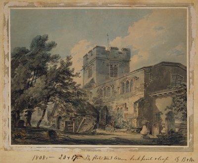Chiesa di Finchley, 1801 da Joseph Mallord William Turner