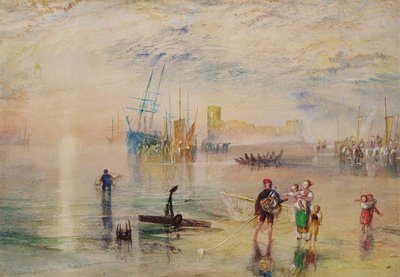 Castello di Flint, c.1834 da Joseph Mallord William Turner