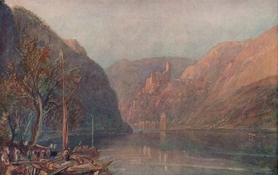 Goarhausen e il Castello di Katz da Joseph Mallord William Turner