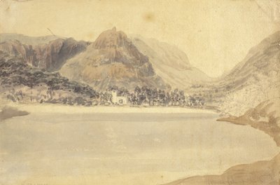 Il lago di Grassmere e la chiesa da Joseph Mallord William Turner
