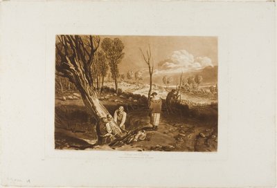Siepi e fossati, tavola 47 da Liber Studiorum da Joseph Mallord William Turner