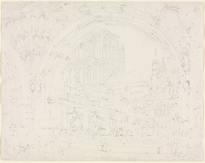 Cattedrale di Hereford da Joseph Mallord William Turner