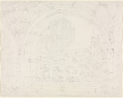 Cattedrale di Hereford da Joseph Mallord William Turner