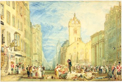 High Street, Edimburgo da Joseph Mallord William Turner