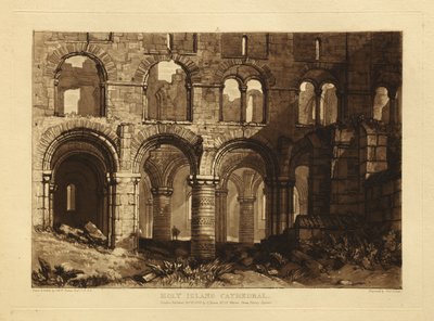 Cattedrale di Holy Island da Joseph Mallord William Turner