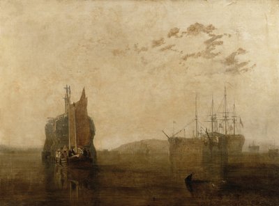 Hulks sul Tamar, c.1812 da Joseph Mallord William Turner
