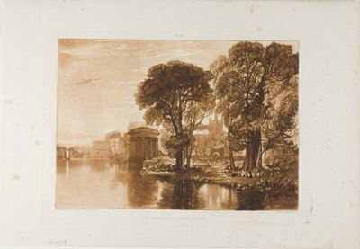 Isleworth, tavola 63 da Liber Studiorum da Joseph Mallord William Turner