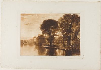 Isleworth, tavola 63 da Liber Studiorum da Joseph Mallord William Turner