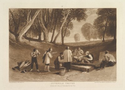 Trucchi Giovanili Liber Studiorum, parte V, tavola 22 da Joseph Mallord William Turner
