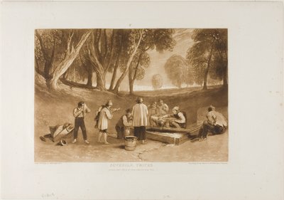 Trucchi giovanili, tavola 22 da Liber Studiorum da Joseph Mallord William Turner