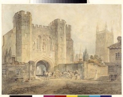 Porta di Re Edgar, Worcester da Joseph Mallord William Turner
