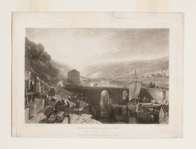 Chiusa di Kirkstall sul fiume Aire da Joseph Mallord William Turner