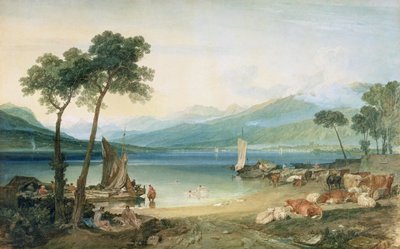 Lago di Ginevra e Monte Bianco da Joseph Mallord William Turner
