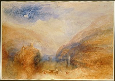 Lago di Brienz ... (acquerello su carta) da Joseph Mallord William Turner