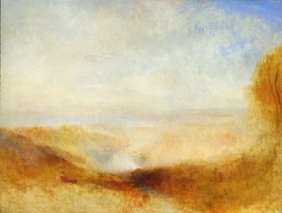 Paesaggio con un fiume e una baia sullo sfondo da Joseph Mallord William Turner