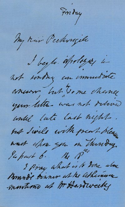 Lettera di JMW Turner, c1840 1904 da Joseph Mallord William Turner