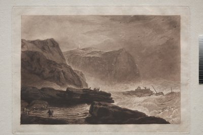 Liber Studiorum: Costa dello Yorkshire, vicino a Whitby da Joseph Mallord William Turner