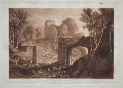 Liber Studiorum: Porta Est, Winchelsea, Sussex da Joseph Mallord William Turner