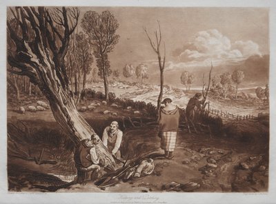 Liber Studiorum: Siepi e Fossati da Joseph Mallord William Turner