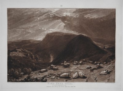 Liber Studiorum: Hind Head Hill sulla strada di Portsmouth da Joseph Mallord William Turner