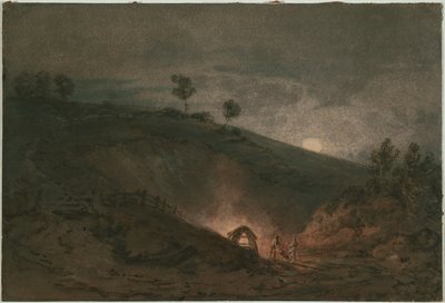 Fornace di calce al chiaro di luna da Joseph Mallord William Turner