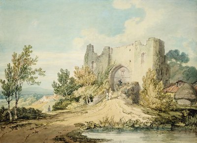 Portale del castello di Llanblethian da Joseph Mallord William Turner